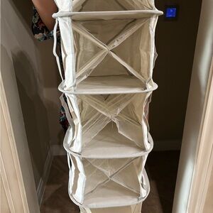 NIP Mainstays 5-Tier Square Closet Organizer